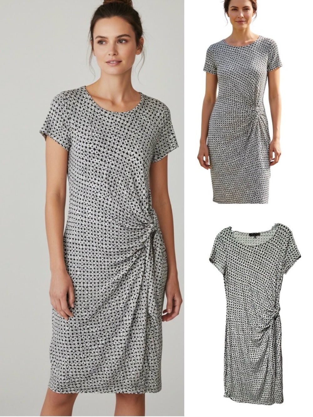 Lafayette 148 knot jersey dress